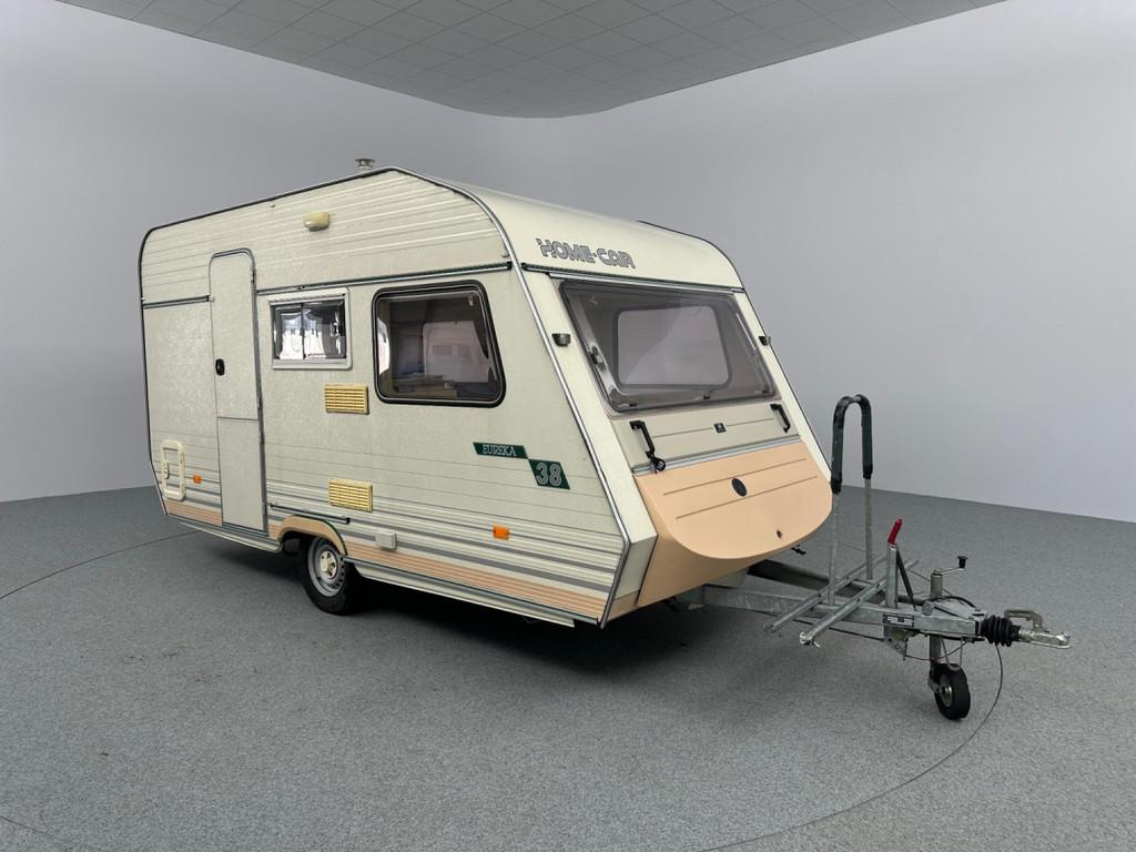 Home-Car Eureka 38 Voortent fietsendrager 3 persoons, Home-car, Vast bed, Bedrijf, Treinzit