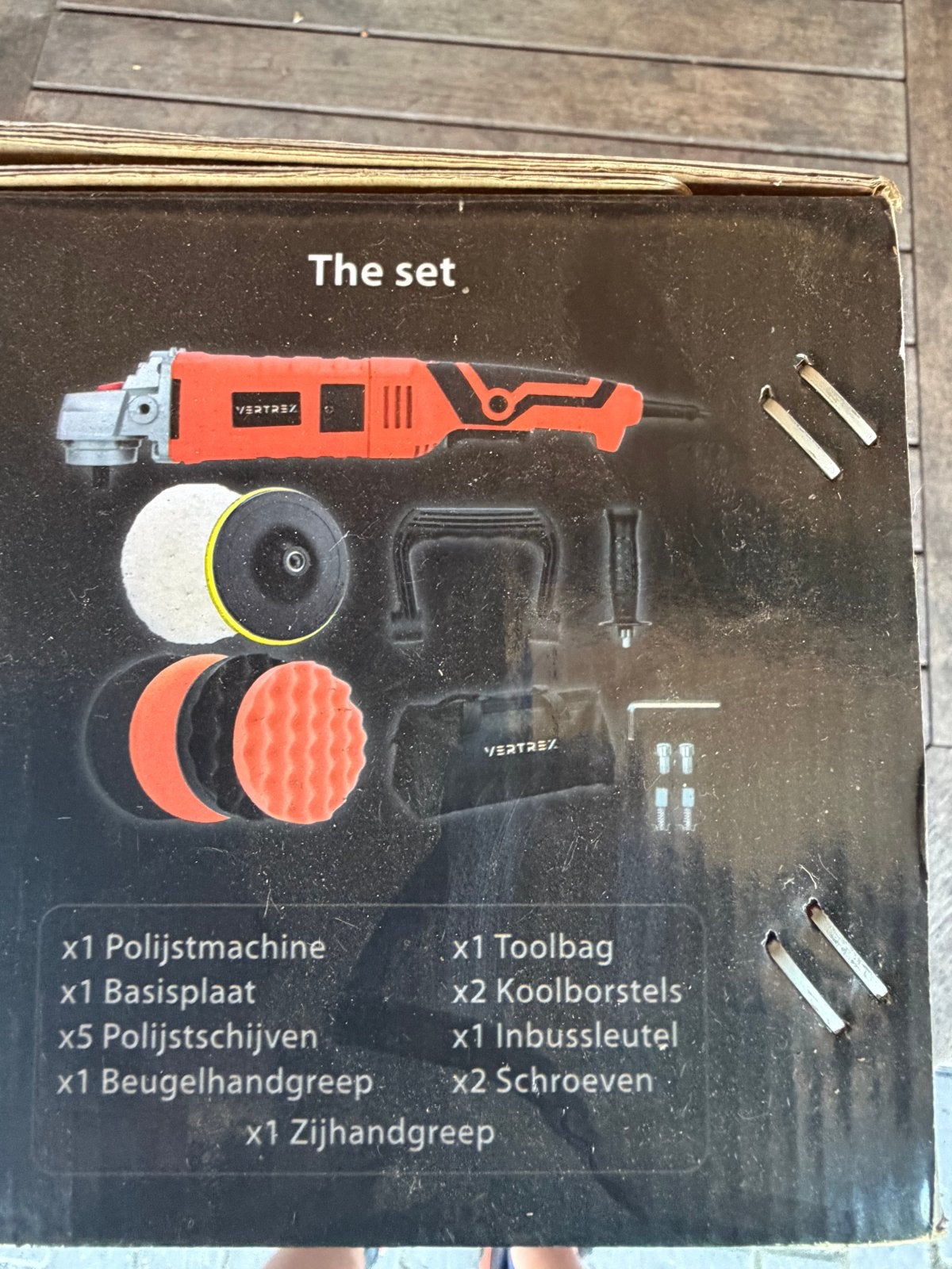 Vertrex Polijstmachine 1200W - Nieuw in doos, Ophalen of Verzenden, Nieuw, 1200 watt of meer, Overige typen