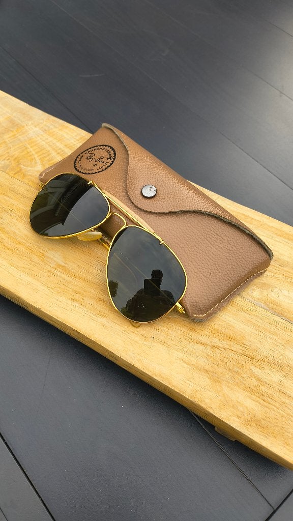 Vintage Ray-Ban Bausch & Lomb USA Outdoorsman 58-14 – G-15, Sieraden, Tassen en Uiterlijk, Zonnebrillen en Brillen | Heren, Zonnebril
