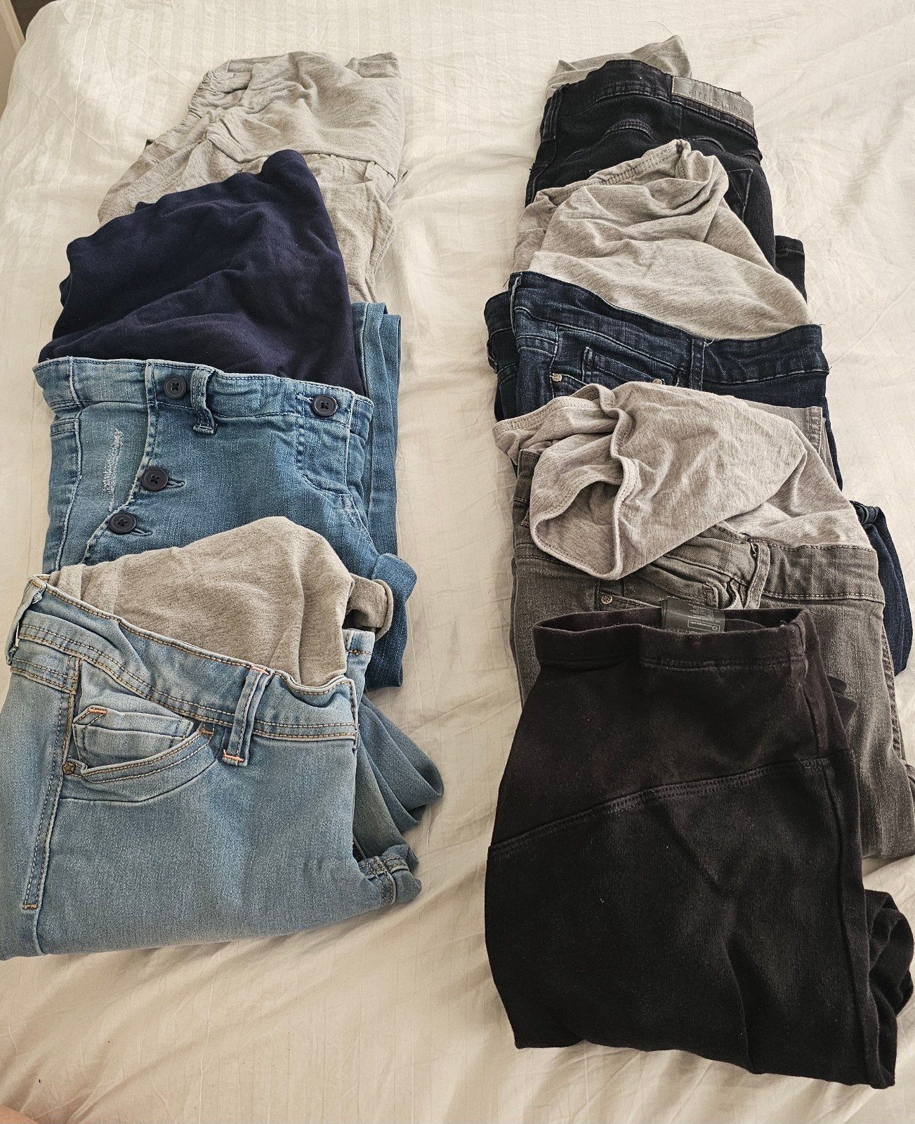 Zwangerschapsbroeken te koop, Kleding | Dames, Ophalen of Verzenden, Zo goed als nieuw, Maat 38/40 (M)