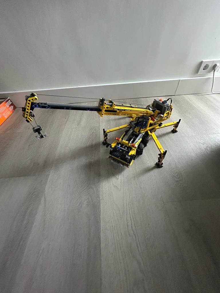Lego technic set 8053 HIJSKRAAN incl. 8293 Elektr. functions, Ophalen of Verzenden, Zo goed als nieuw