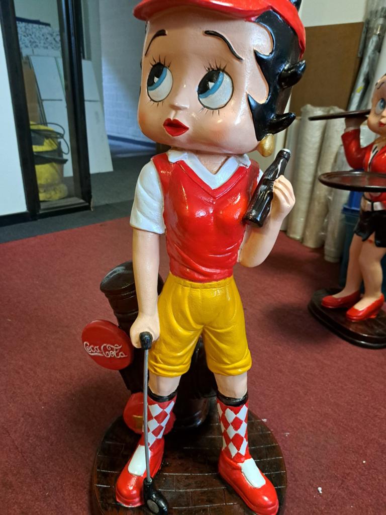 Bett Boop decoratie beeld Golfer Nieuw, Ophalen, Nieuw, Beeldje of Poppetje