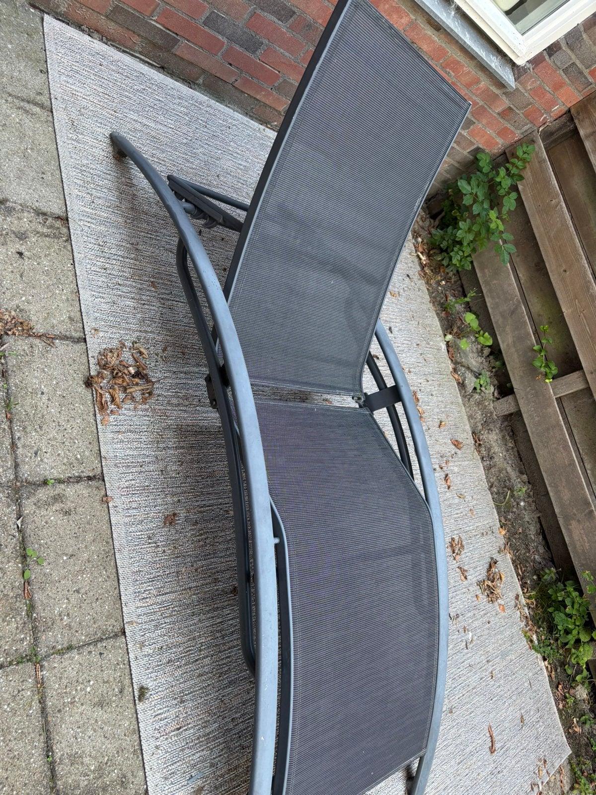 2 mooie tuin ligstoelen/ bedden, Ophalen, Gebruikt