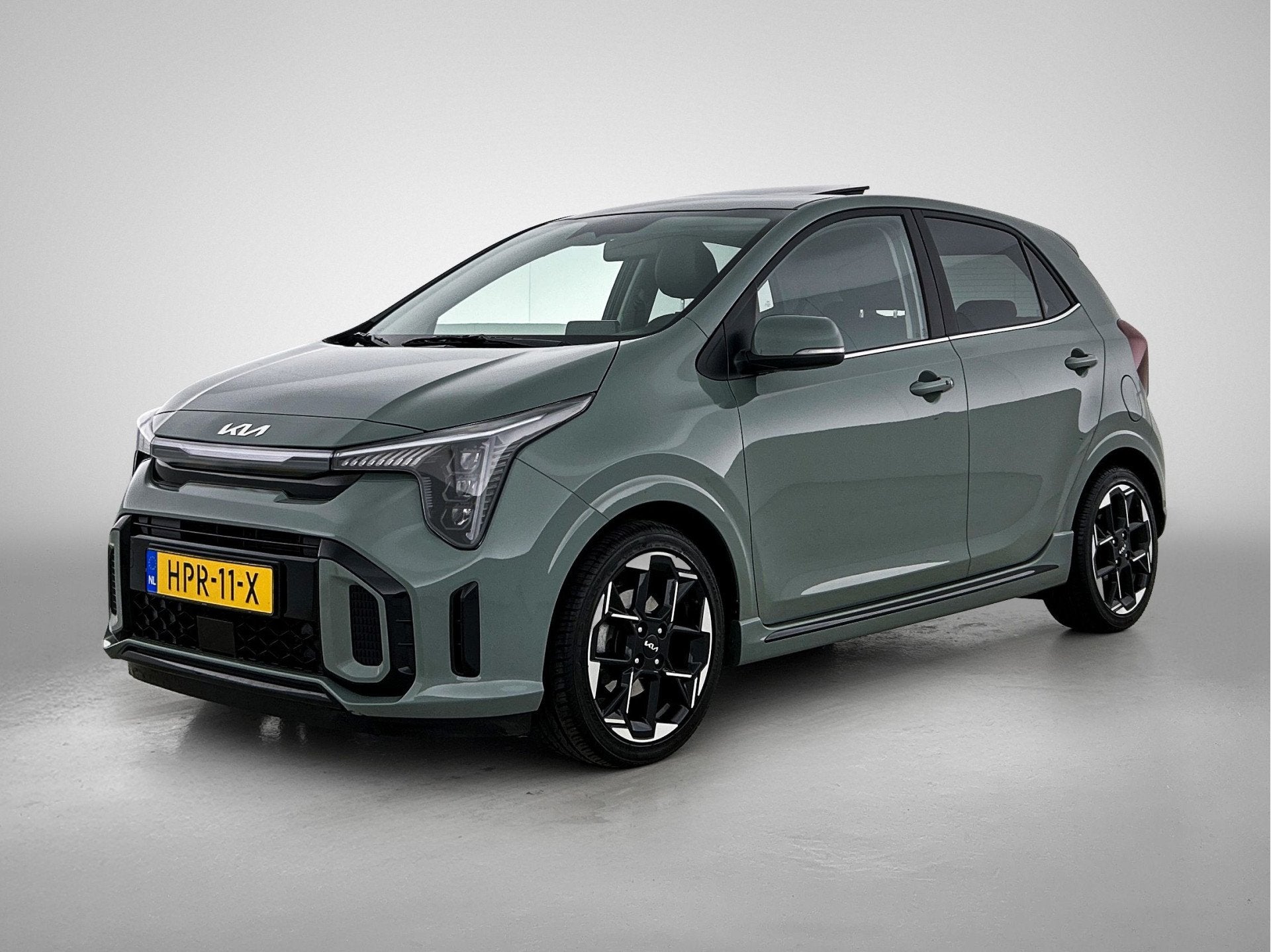 Kia Picanto 1.0 DPI GT-Line Automaat | schuif kantel dak | l, Auto's, 4 stoelen, Leder en Stof, Origineel Nederlands, Bedrijf