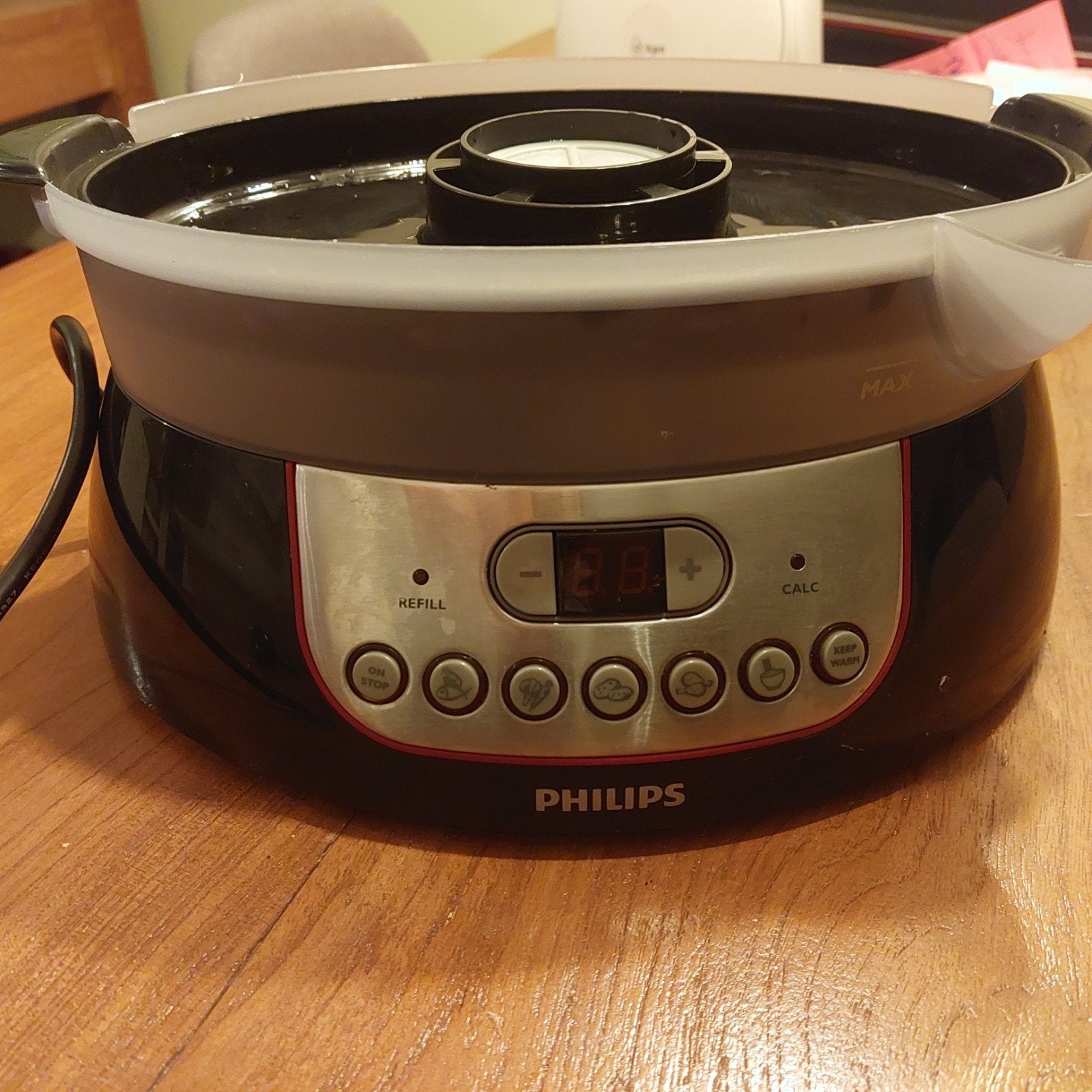 stoomkoker Philips HD 9140, Ophalen, Kunststof, Zwart, Overige merken