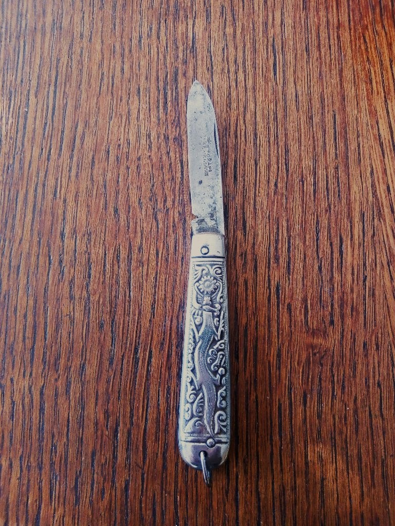 Antiek OKAPI Zakmes - Origineel Solingen Germany - 15 cm, Ophalen of Verzenden, Overige soorten, Duitsland, Mes of Dolk