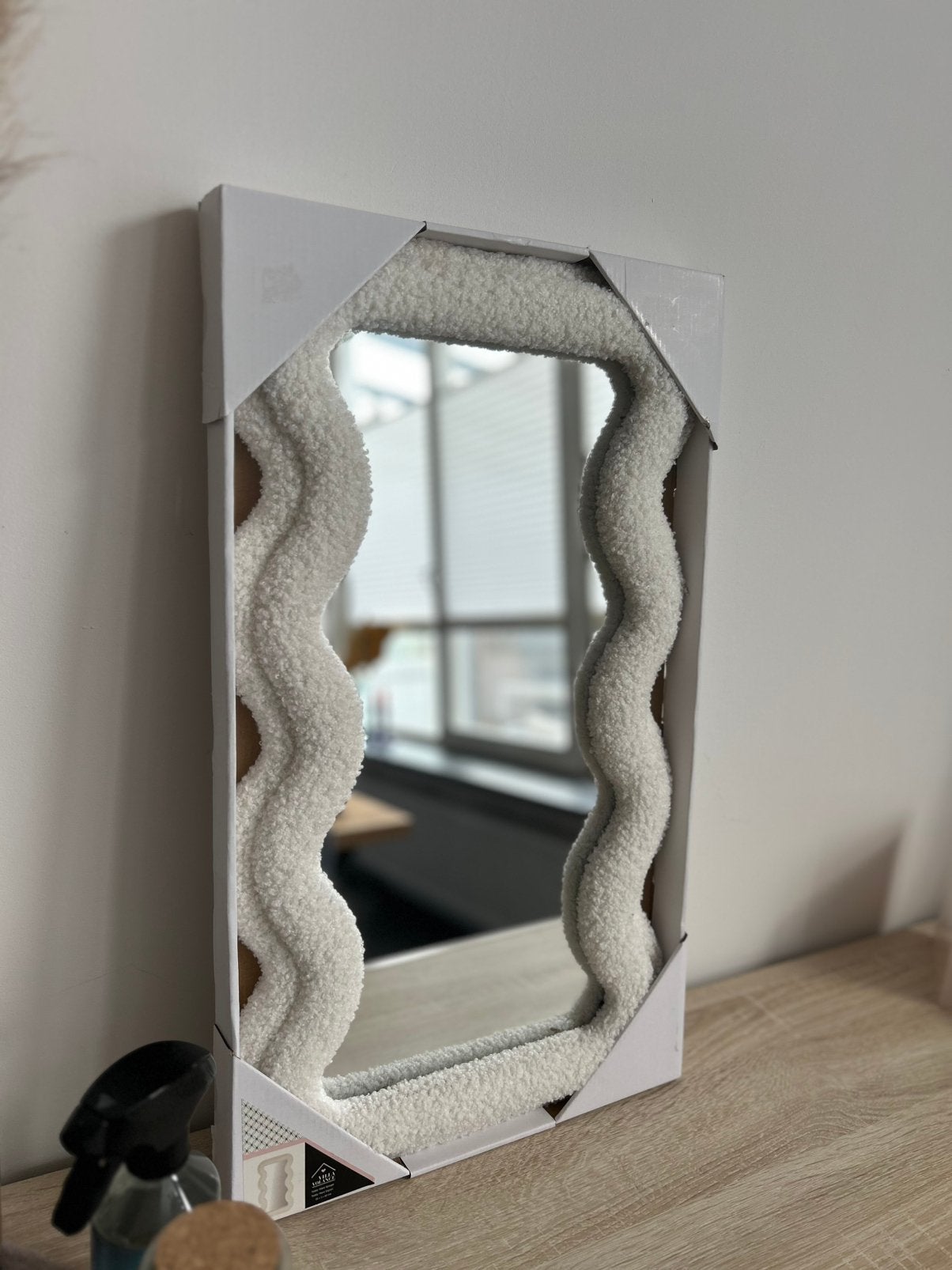 Teddy spiegel, Huis en Inrichting, Woonaccessoires | Spiegels, Minder dan 50 cm, Ophalen of Verzenden, Zo goed als nieuw, Minder dan 100 cm