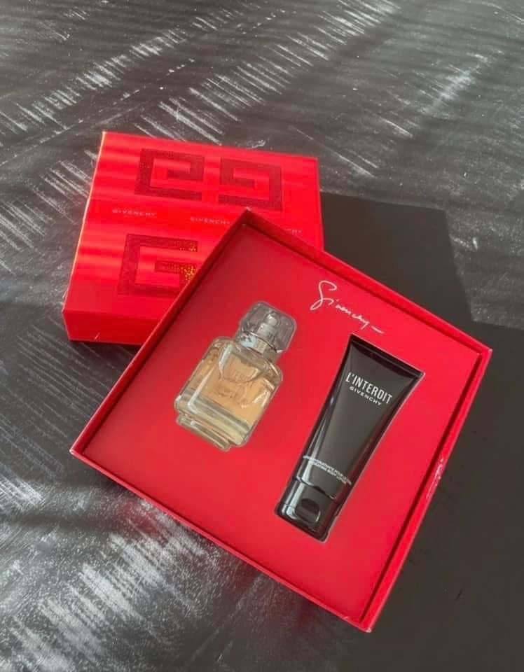 Givenchy L'Interdit Eau de Toilette & Body Lotion Set, Ophalen of Verzenden, Nieuw