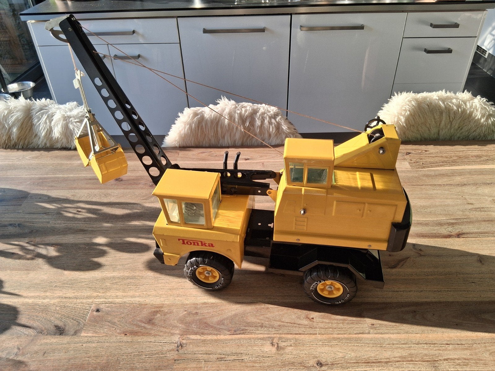 Tonka Kraanwagen - Vintage Speelgoedvoertuig, Ophalen, Gebruikt