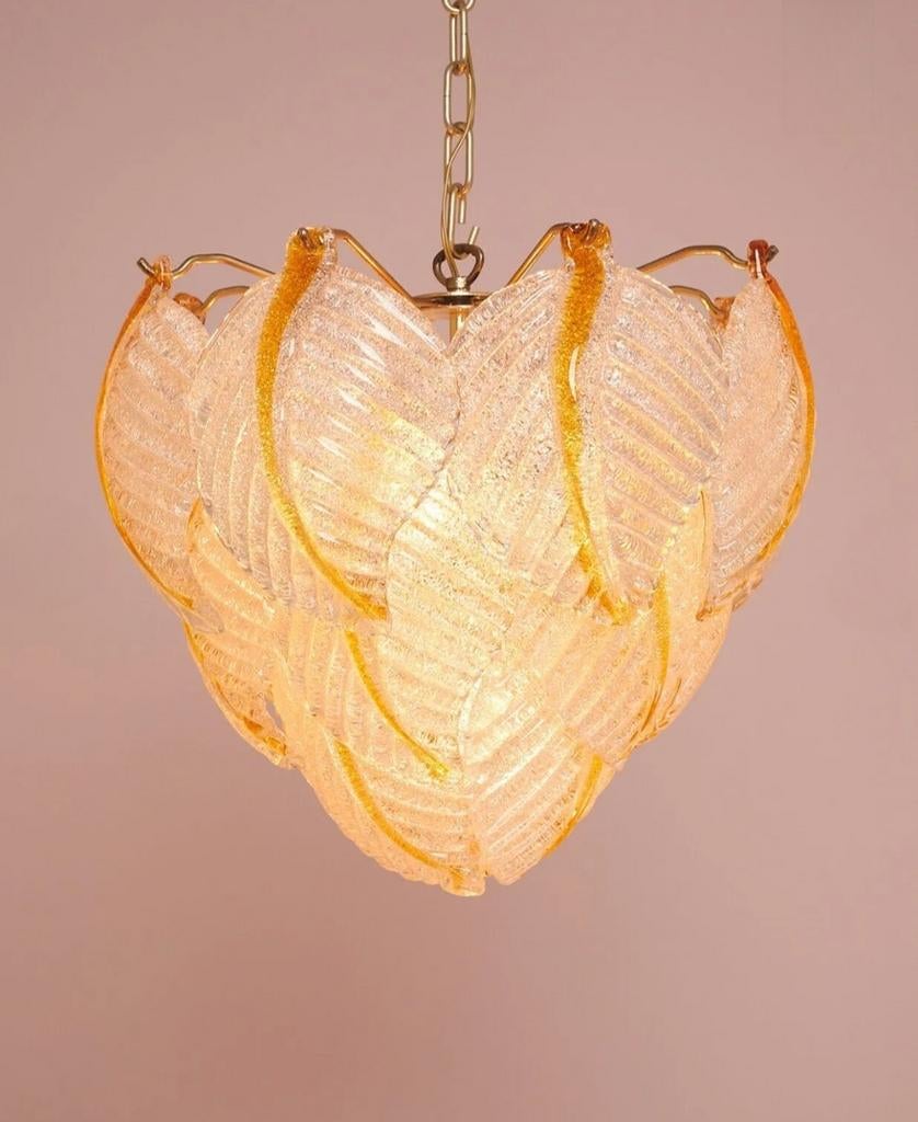 Mazzega Designlamp/ kroonluchter Murano Italië, Ophalen of Verzenden