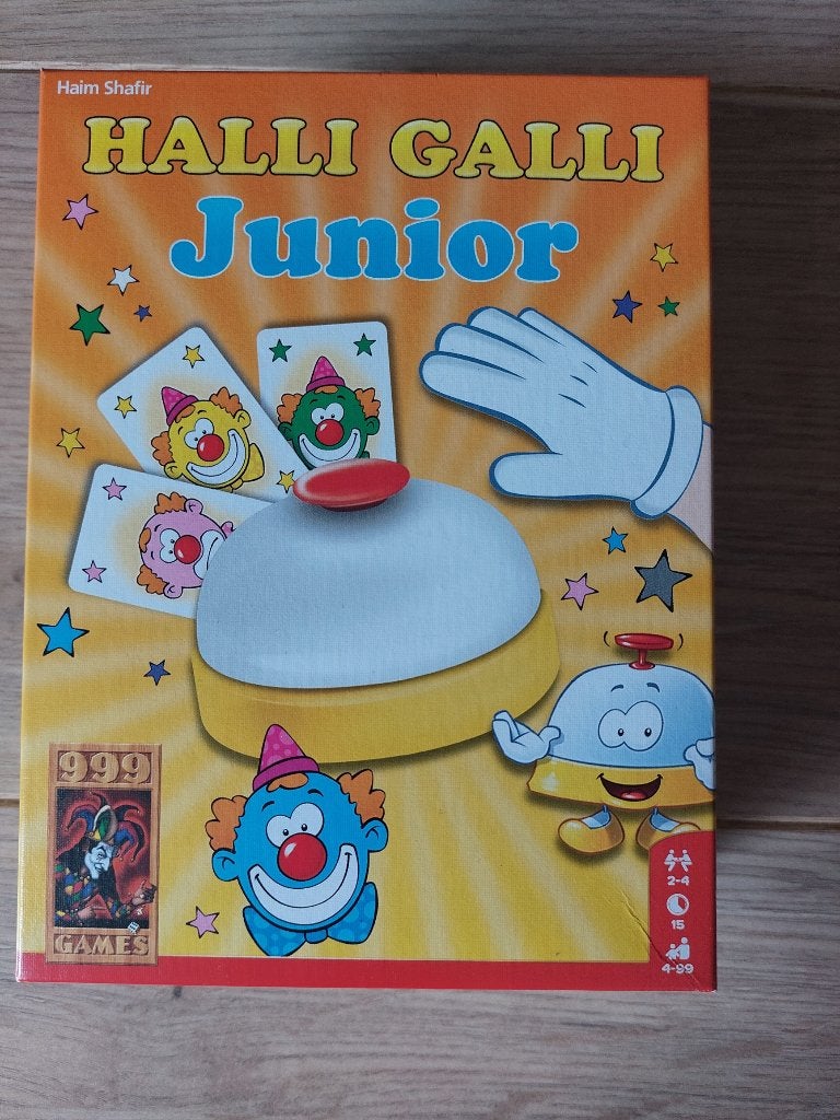 Te Koop; Halli Galli junior, Een of twee spelers, Ophalen of Verzenden, Gebruikt, 999 Games