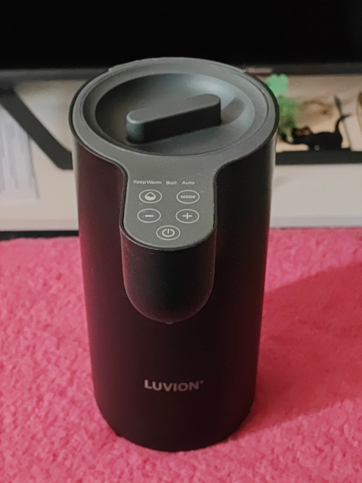 LUVION EasyMix Waterdispenser Zwart - Flessenwarmer, Ophalen, Zo goed als nieuw, Flessen- of potjesverwarmer, Luvion