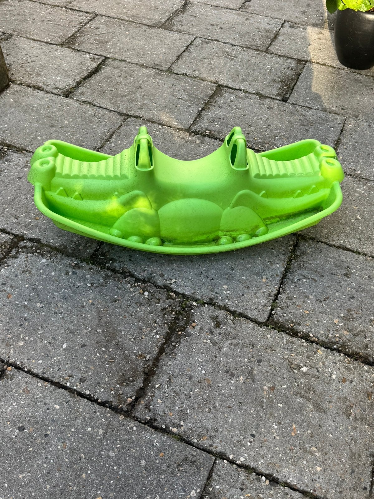 Schommelwip krokodil, Ophalen, Gebruikt