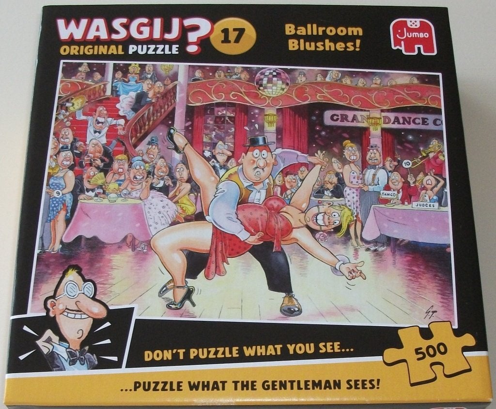 Puzzel *** STIJLDANSEN! *** 500 stukjes Wasgij Original 17, Hobby en Vrije tijd, Denksport en Puzzels, Ophalen of Verzenden, 500 t/m 1500 stukjes