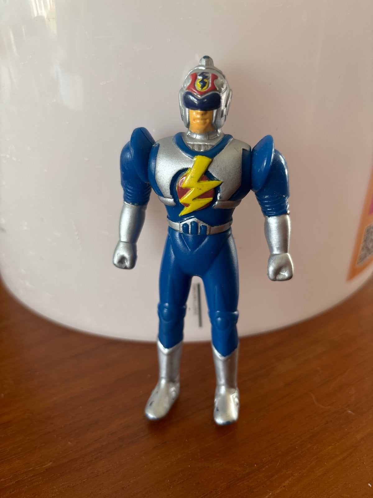 Vintage Power Rangers actiefiguur - Blauwe Ranger, Ophalen of Verzenden, Gebruikt