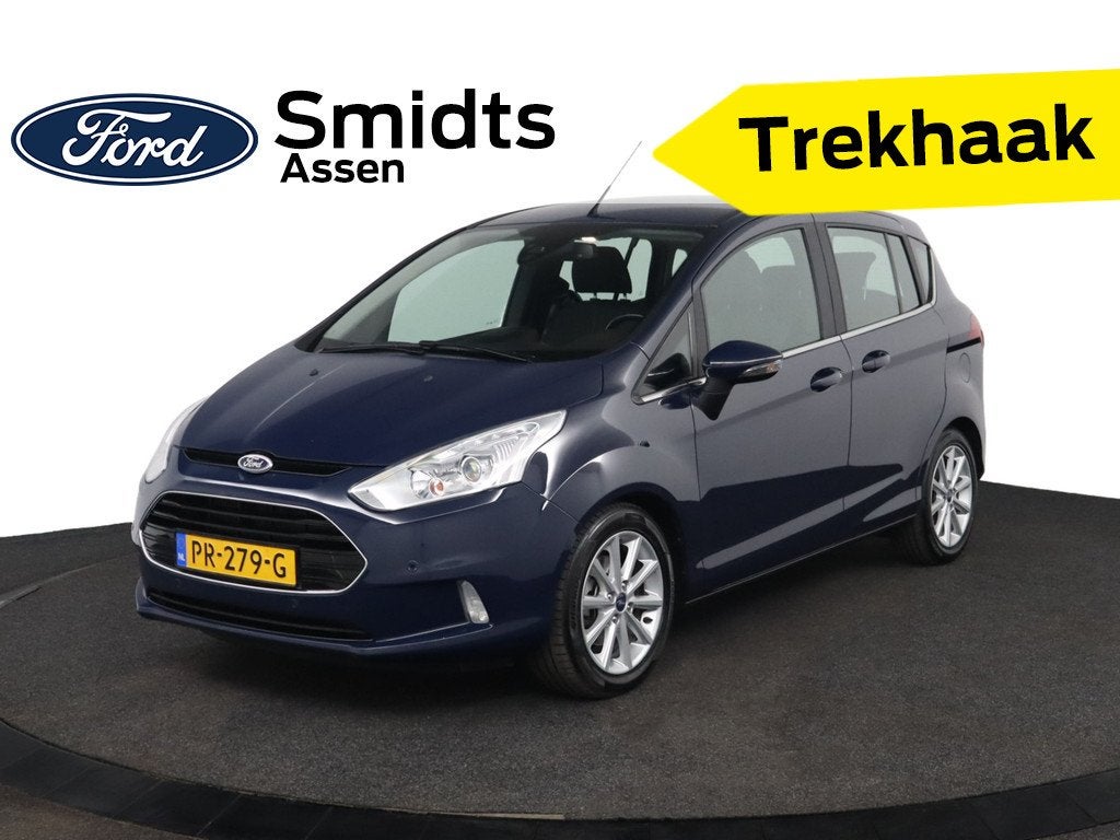 Ford B-MAX 100Pk EcoBoost Titanium | Trekhaak | Navigatie |, Voorwielaandrijving, Gebruikt, Origineel Nederlands, Bedrijf