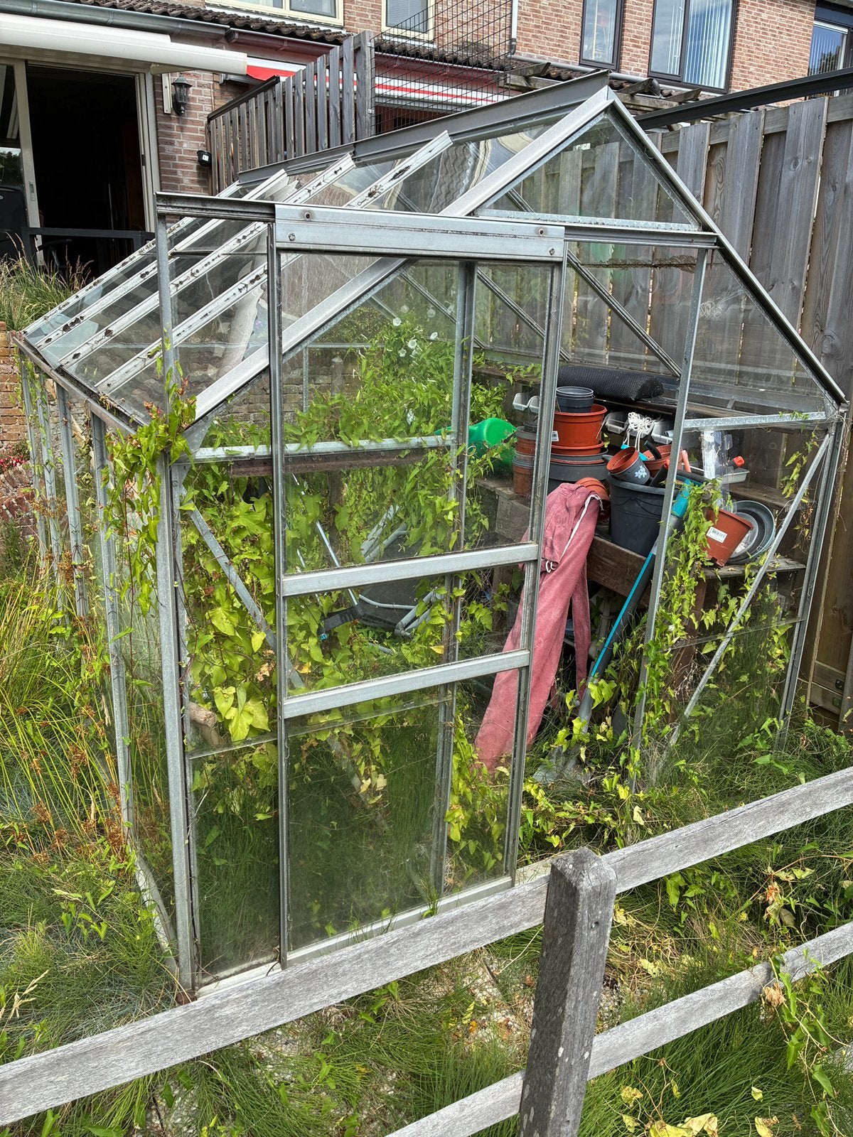 Gratis kas, Tuin en Terras, Kassen, Ophalen, Gebruikt, Kweekkas, Glas