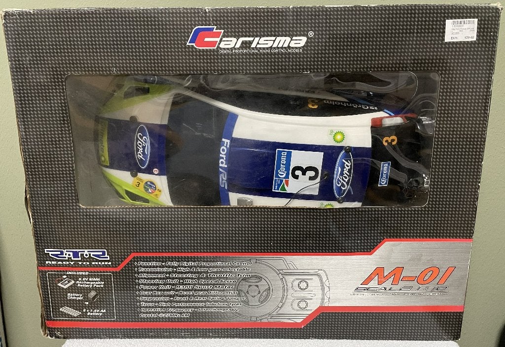 Carisma M-01 Ford Focus 1:10 RC model, Elektro, Gebruikt, Ophalen of Verzenden, Schaal 1:10