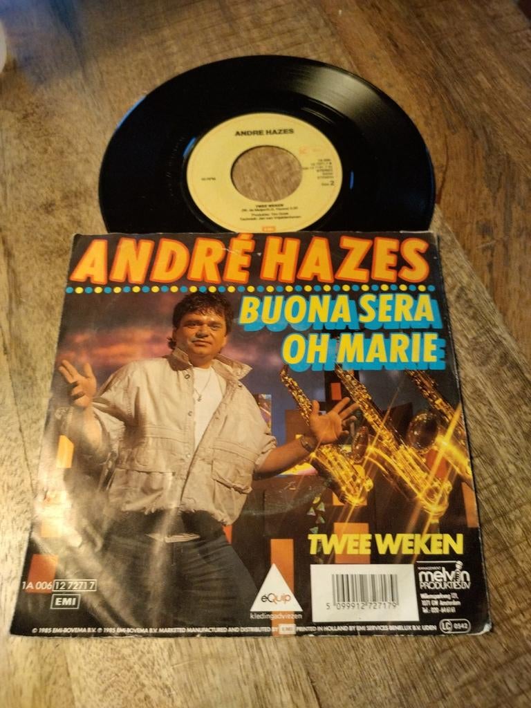 Tk single Andre Hazes buona sera oh marie, Ophalen of Verzenden, Gebruikt, Overige formaten, Levenslied of Smartlap