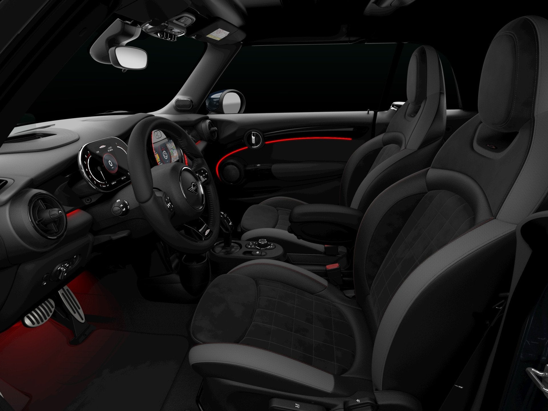 MINI Cabrio 2.0 John Cooper Works F1 Aut. | Navi | Schaalsto, Auto's, Mini, Gebruikt, Zwart, Bedrijf, Geïmporteerd