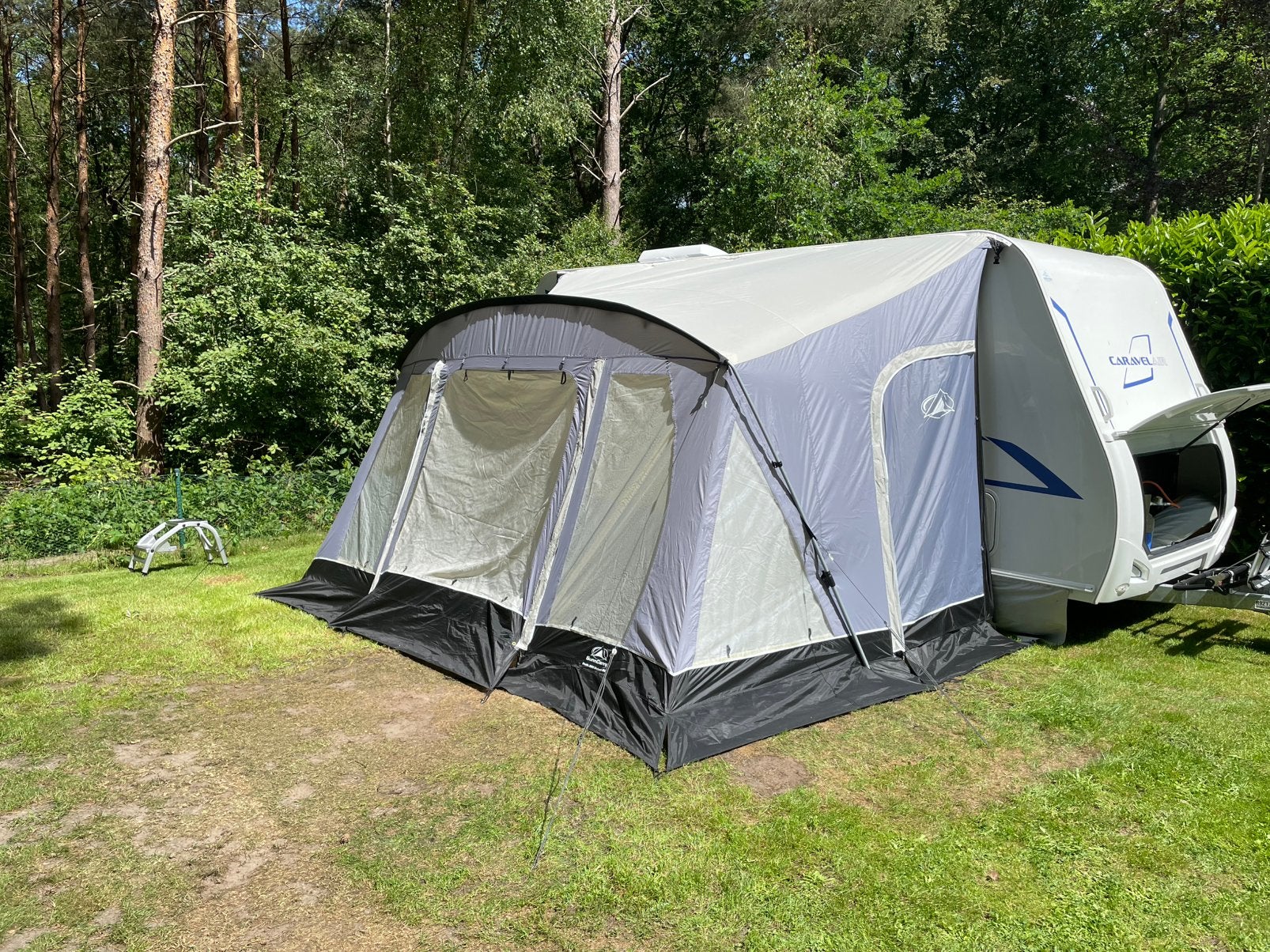 Deeltent Sunncamp Swift de luxe SC 390, Ophalen, Zo goed als nieuw, Polyester, Overige merken