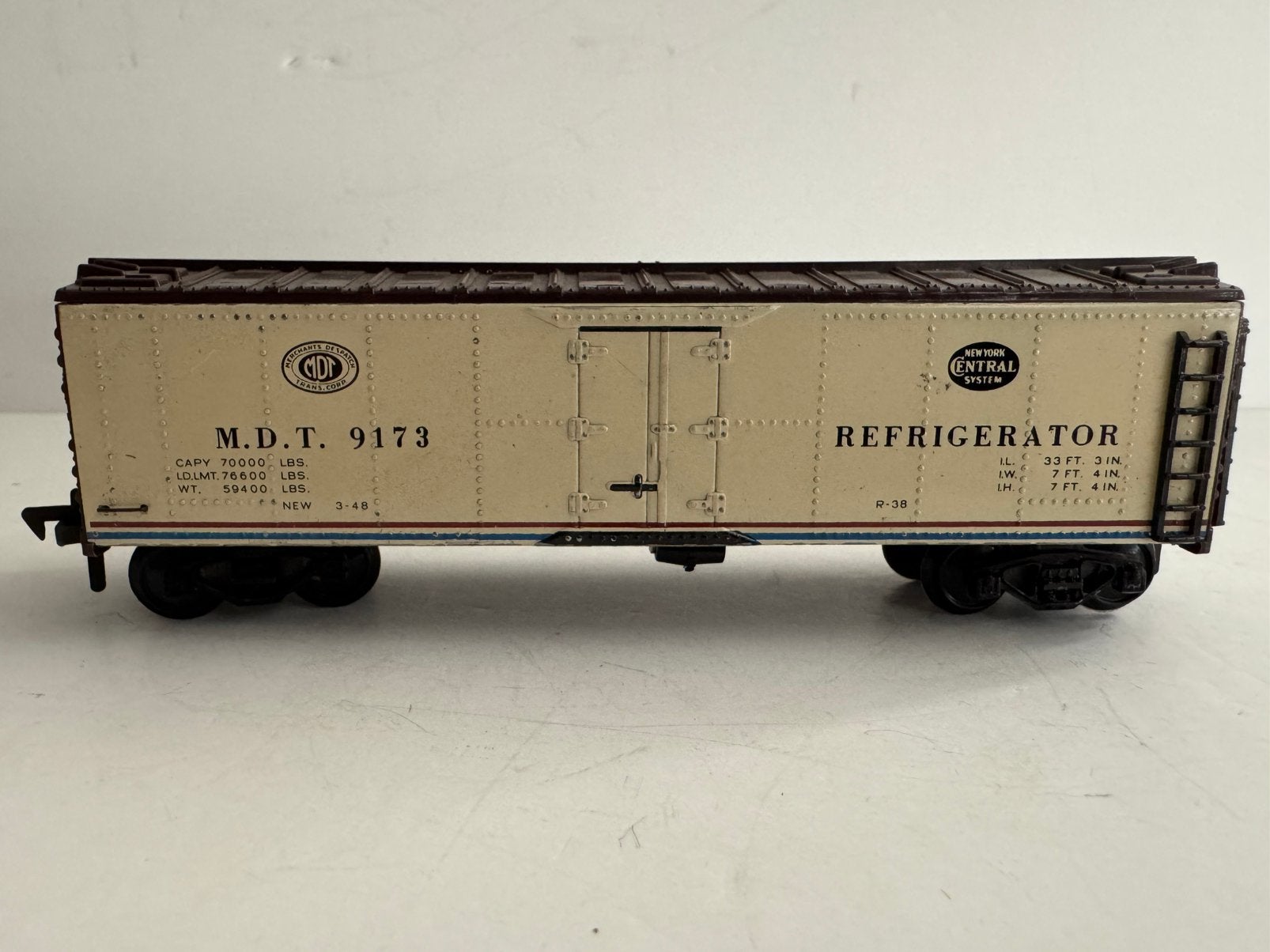 Fleischmann american REFRIGERATOR  car NYC  1430 variant 1, Gelijkstroom, Fleischmann, Wagon, Ophalen of Verzenden