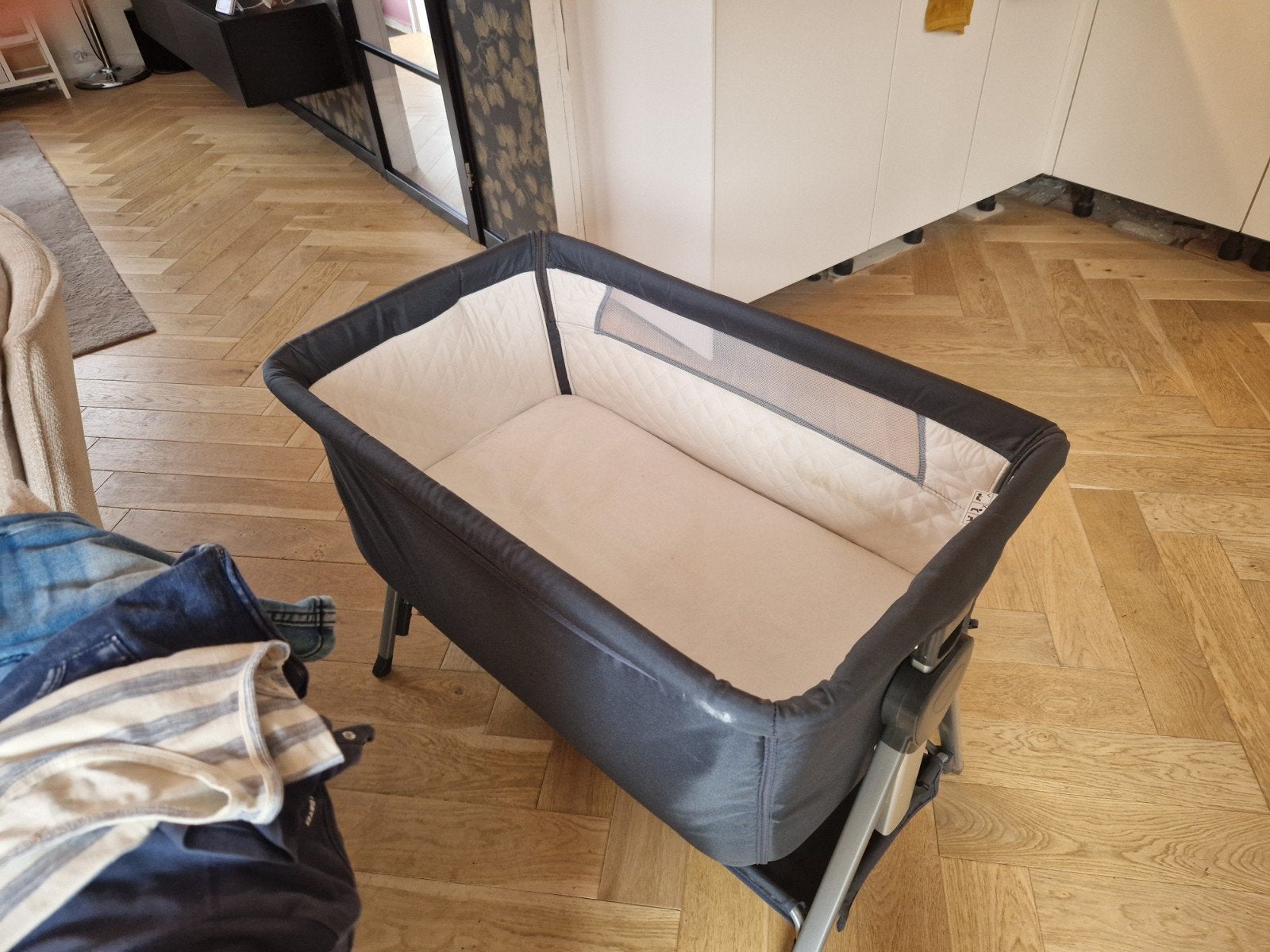 Baninni Co-sleeper - Nette staat, Kinderen en Baby's, Ophalen, Zo goed als nieuw, Minder dan 140 cm, Matras