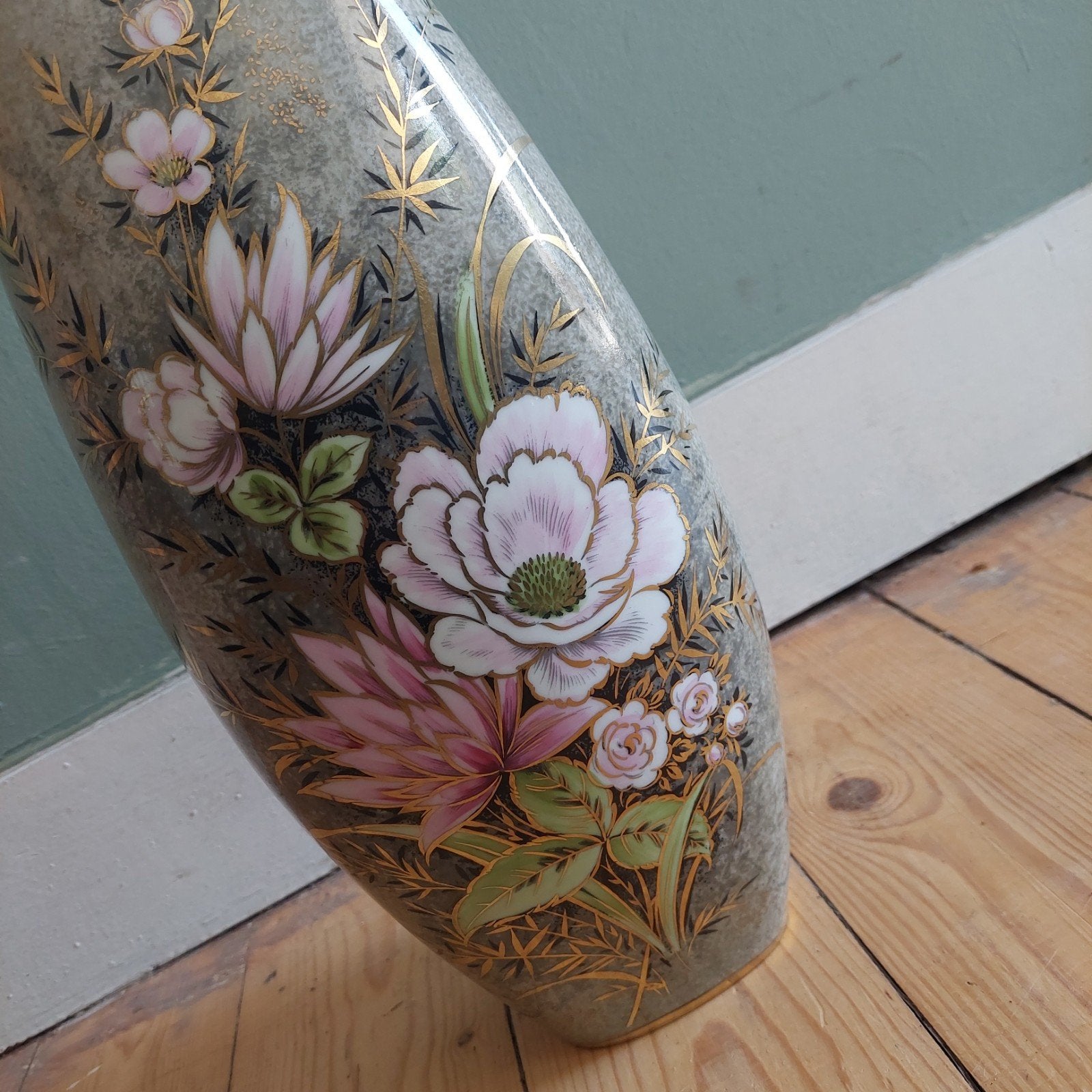 Lucky Vintage Alka Bavaria Toskane vaas handbeschilderd, Antiek en Kunst, Ophalen