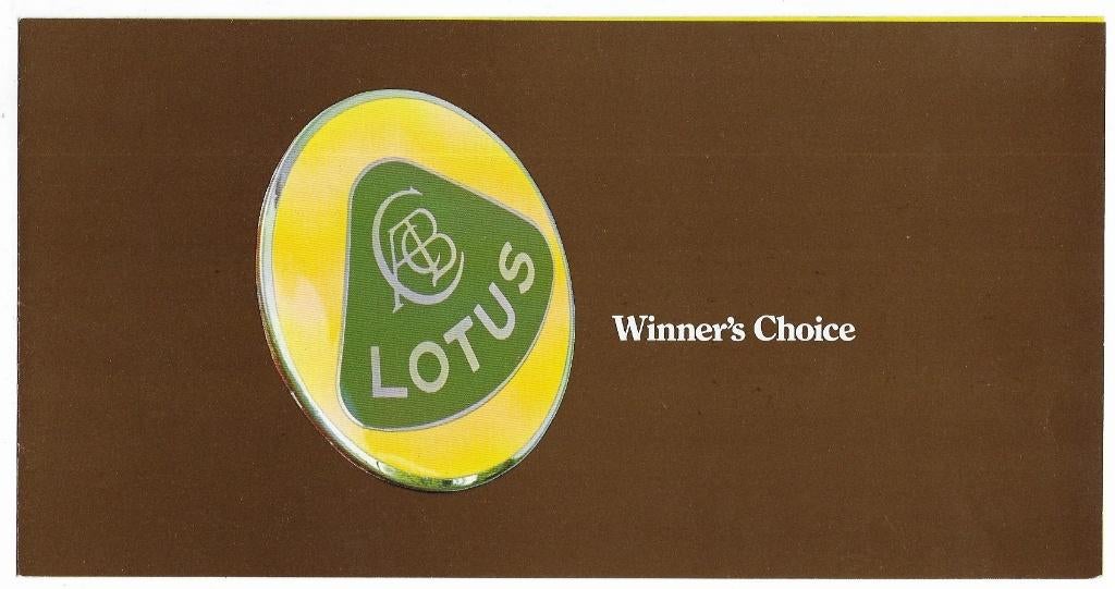 Lotus Europa Elan folder sportwagen, Ophalen of Verzenden, Zo goed als nieuw, Overige merken