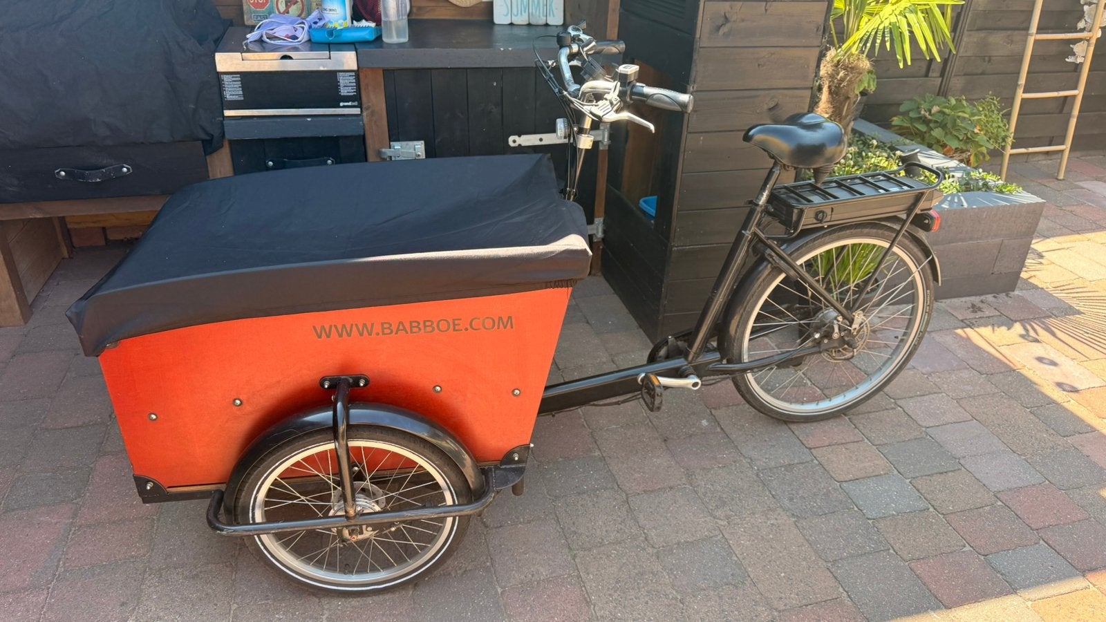 Babboe elektrische fiets zeer goede staat, Ophalen of Verzenden, Zo goed als nieuw, 4 kinderen of meer