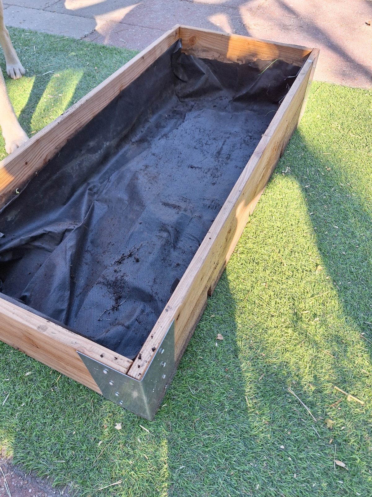 Moestuinbak 100x50 cm - Ideaal voor kleine tuinen, Tuin en Terras, Bloembakken en Plantenbakken, Ophalen, Gebruikt, Minder dan 30 cm