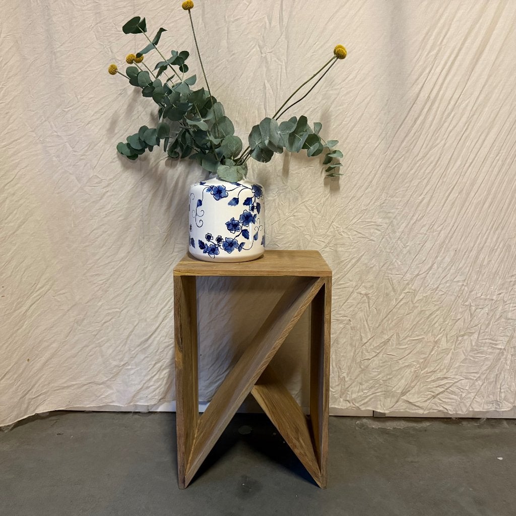 houten bijzettafel / lectuurbak - teak - Gratis bezorgd, TTM Wonen, Meubels – (Perzische) Tapijten en Woonaccessoires, Meerdere vakken
