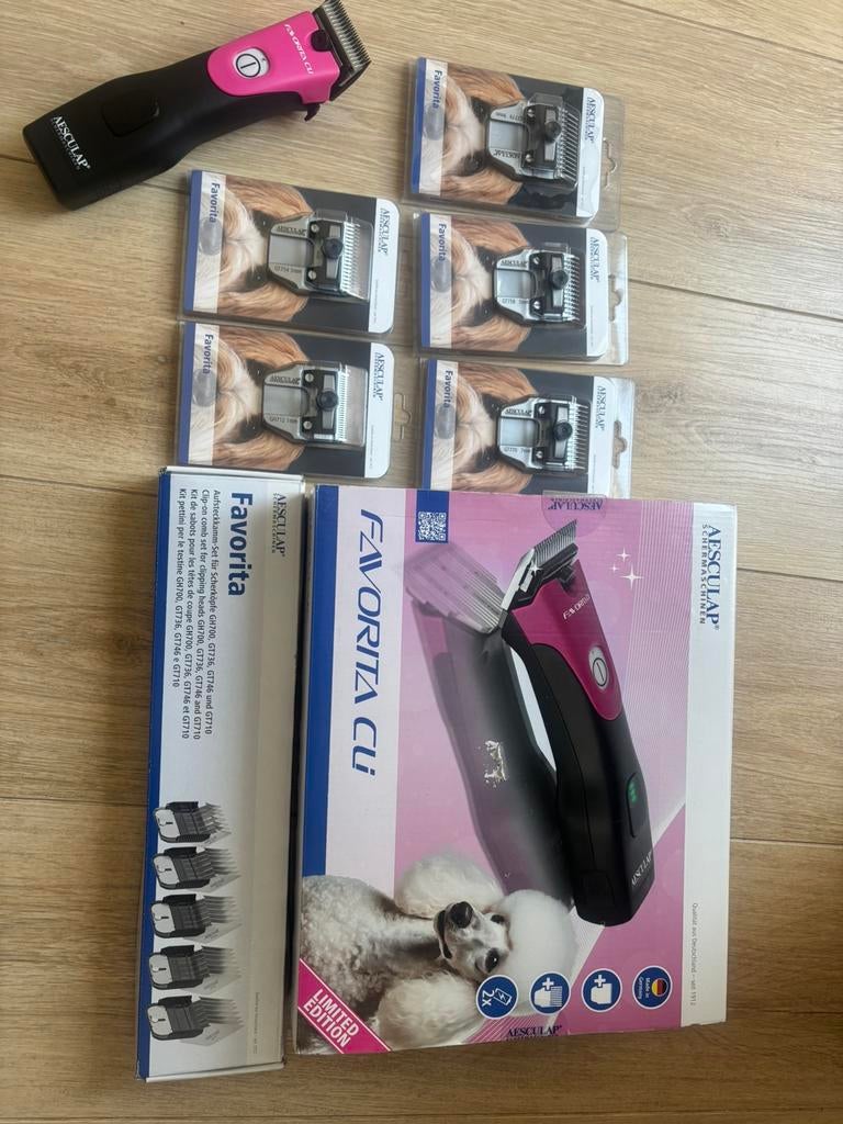 Aesculap Favorita CLI limited edition roze accu, Ophalen, Zo goed als nieuw
