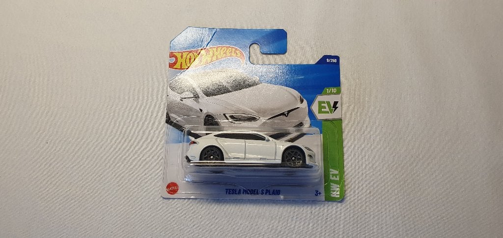 Hot Wheels Tesla Model S Plaid wit, Hobby en Vrije tijd, Modelauto's | Overige schalen, Ophalen of Verzenden, Nieuw, Auto