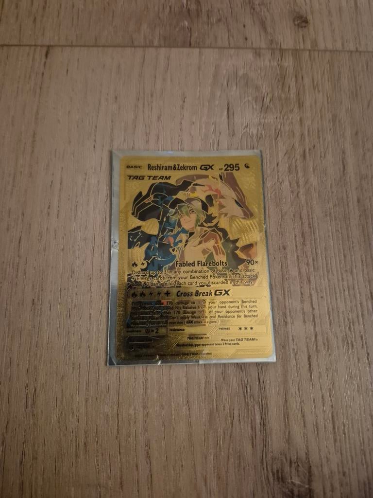 Gouden Reshiram & Zekrom GX Tag Team Pokémon Kaart, Ophalen