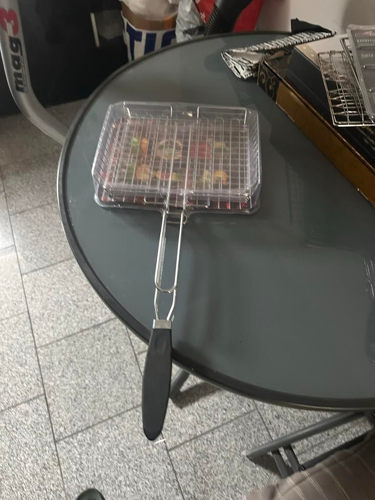 BBQ Grillmand - Ideaal voor groenten en kleine stukjes vlees, Ophalen of Verzenden, Nieuw