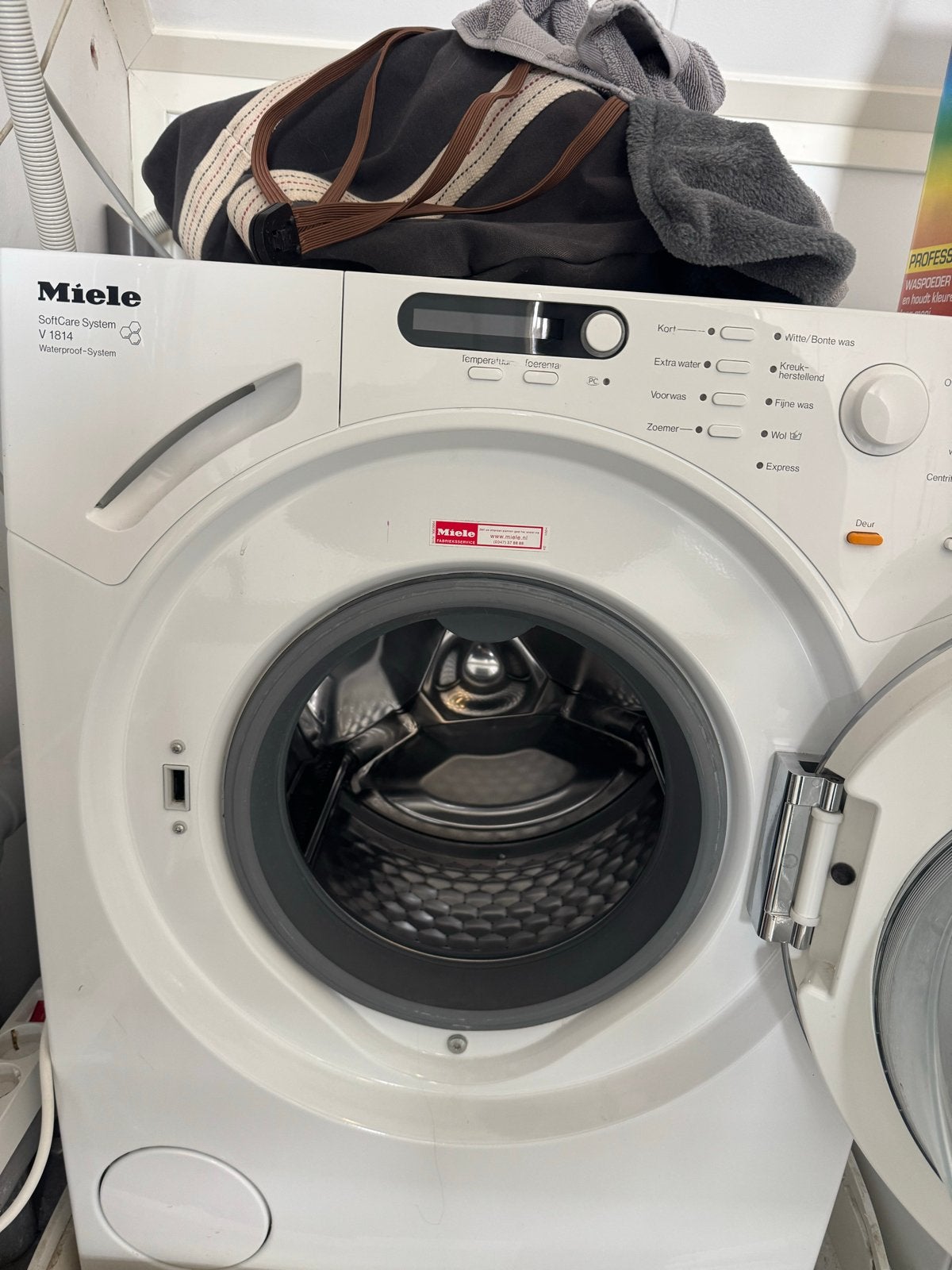 Miele wasmachine en droger set - perfect werkend, Witgoed en Apparatuur, 6 tot 8 kg, Ophalen, Gebruikt, 85 tot 90 cm