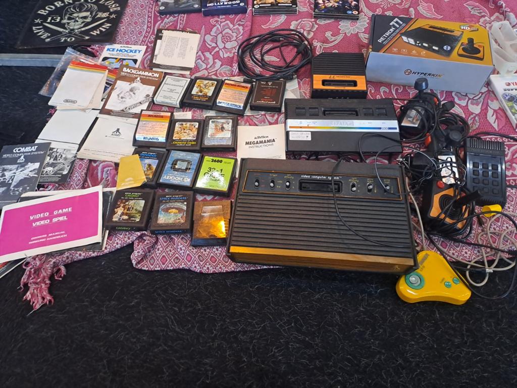 Atari 2600 consoles, games en boekjes, Spelcomputers en Games, Spelcomputers | Atari, Ophalen of Verzenden, Gebruikt, Met games
