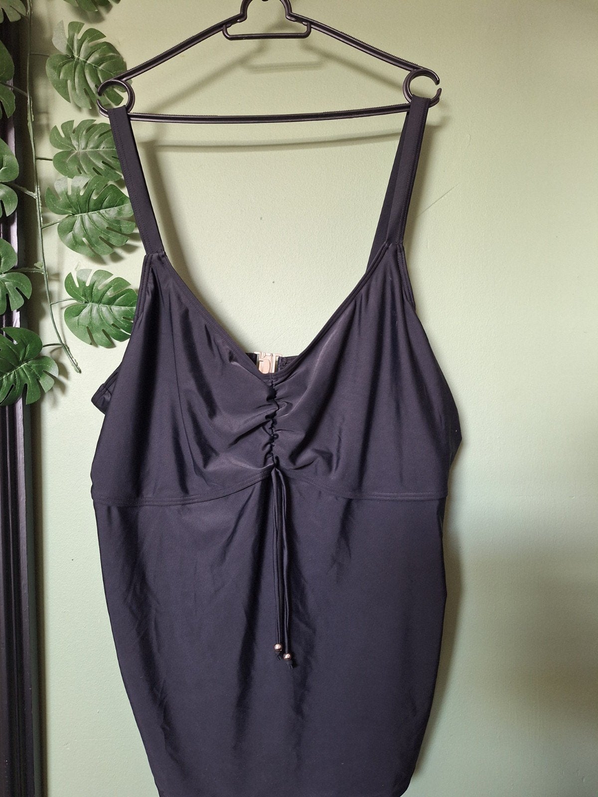 Tankini top maat xxl zwart 48 50, Kleding | Dames, Badmode en Zwemkleding, Ophalen of Verzenden, Zo goed als nieuw, Zwart, Overige typen