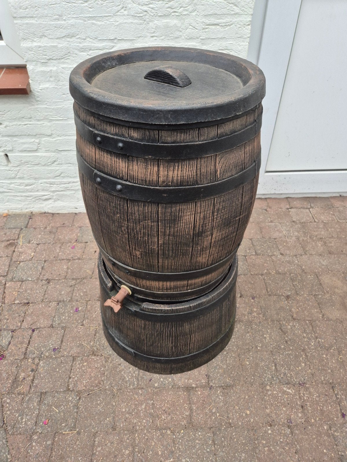 Kunststof Regenton, Tuin en Terras, 75 tot 150 liter, Ophalen, Zo goed als nieuw