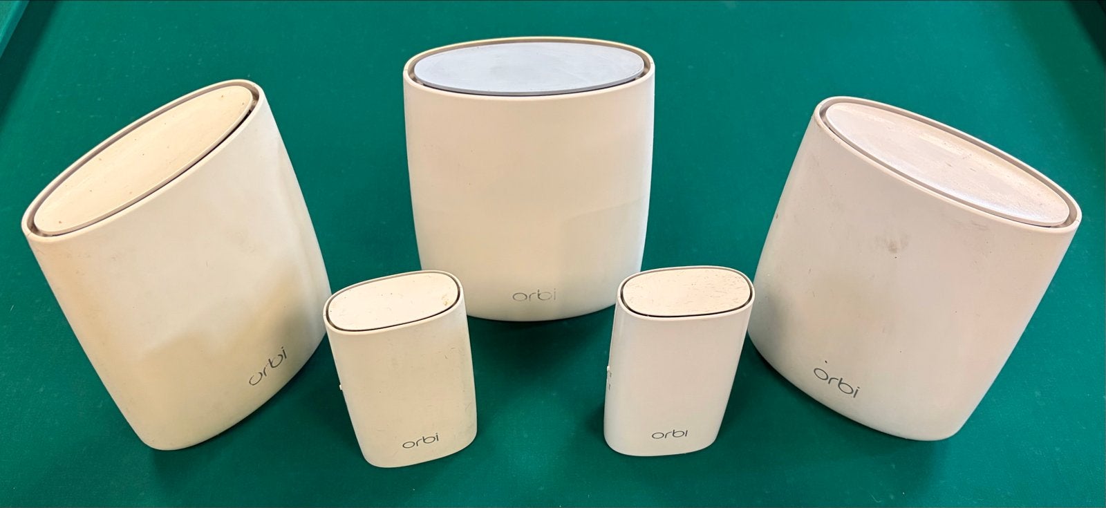 Netgear Orbi WiFi Systeem - 1 Router, 4 Satellieten, Ophalen of Verzenden, Gebruikt, Router