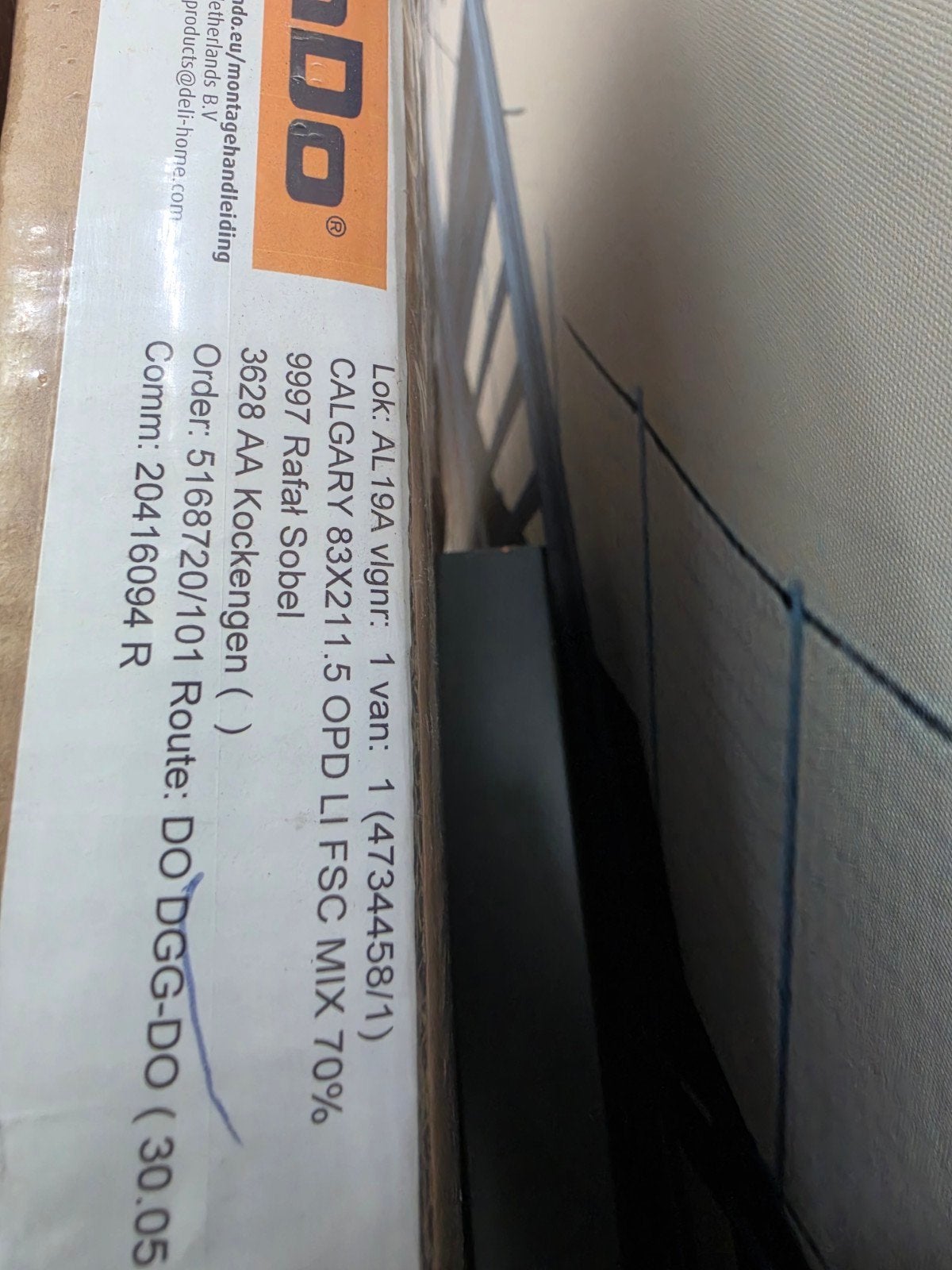 Nieuwe Calgary Binnendeur 83x211.5 cm - opdek links, Ophalen, 80 tot 100 cm, Binnendeur, Nieuw