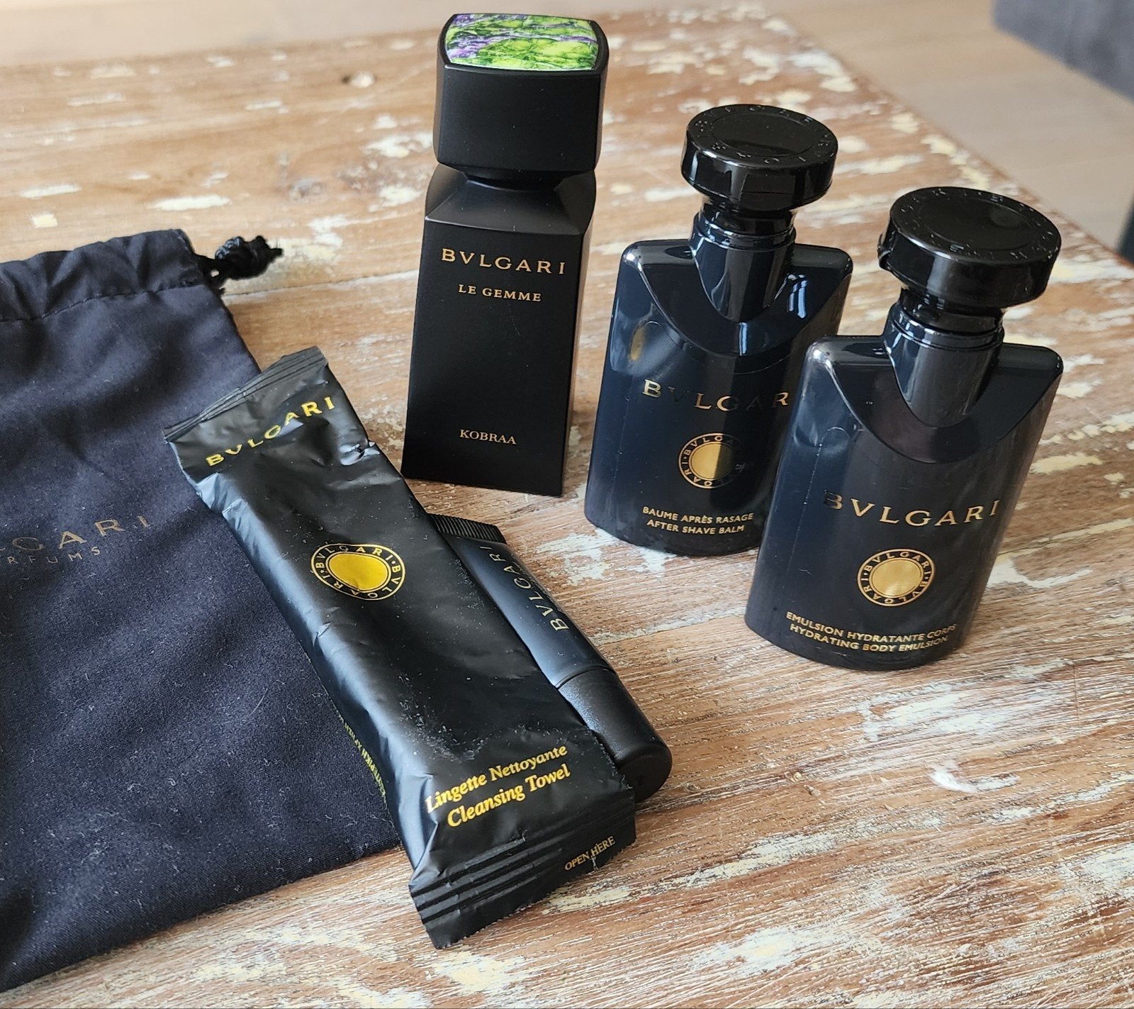 Prachtige parfum set van Bvlgari Le Gemme Kobraa, Ophalen of Verzenden