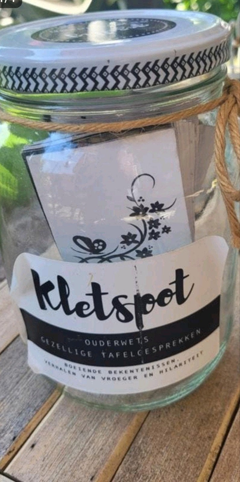 kletspot zgan, Ophalen of Verzenden, Zo goed als nieuw, Kletspot