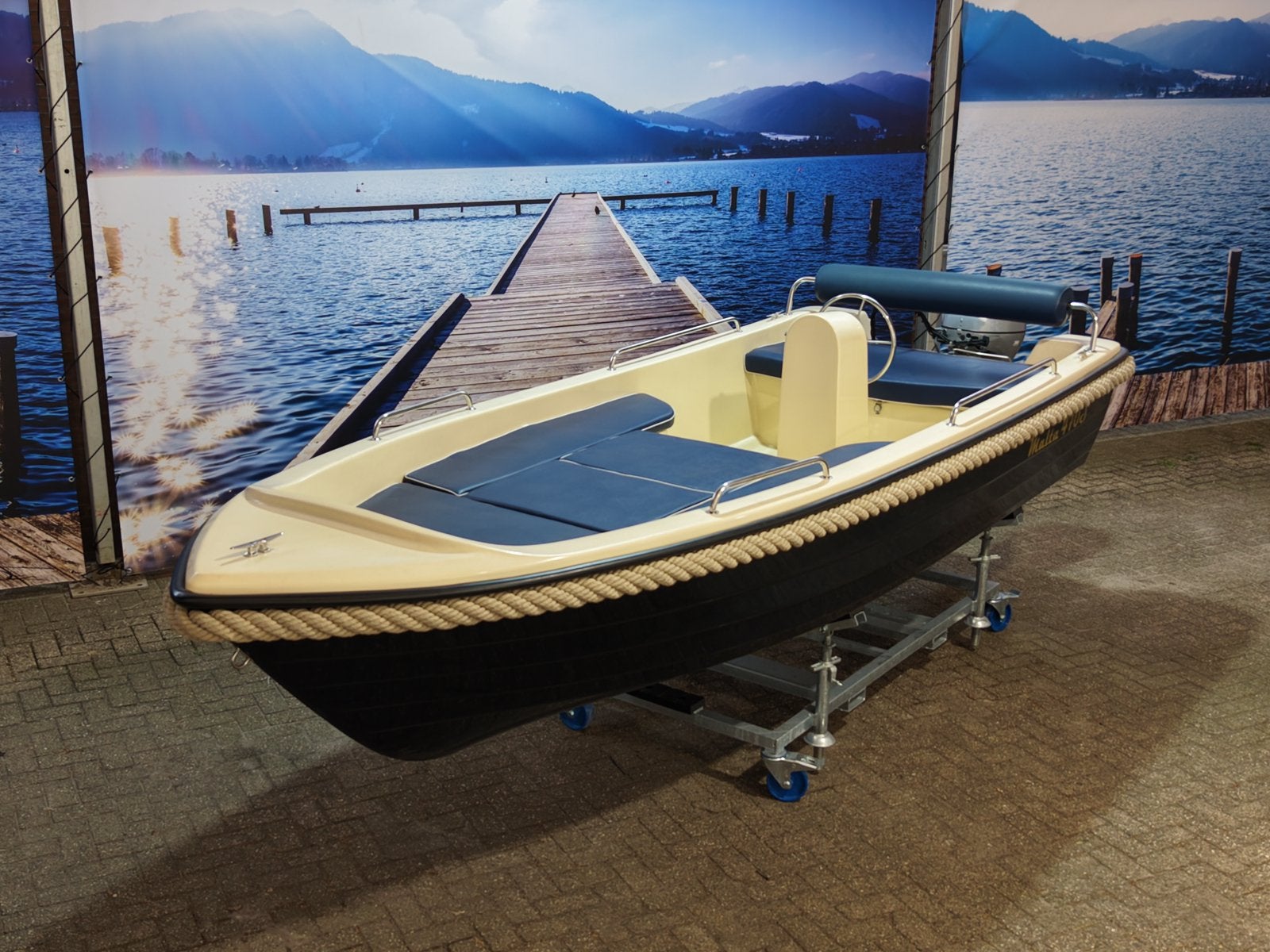 Sloep Malta 470S met Honda 10 PK, Watersport en Boten, Sloepen, Ophalen, Zo goed als nieuw, Buitenboordmotor