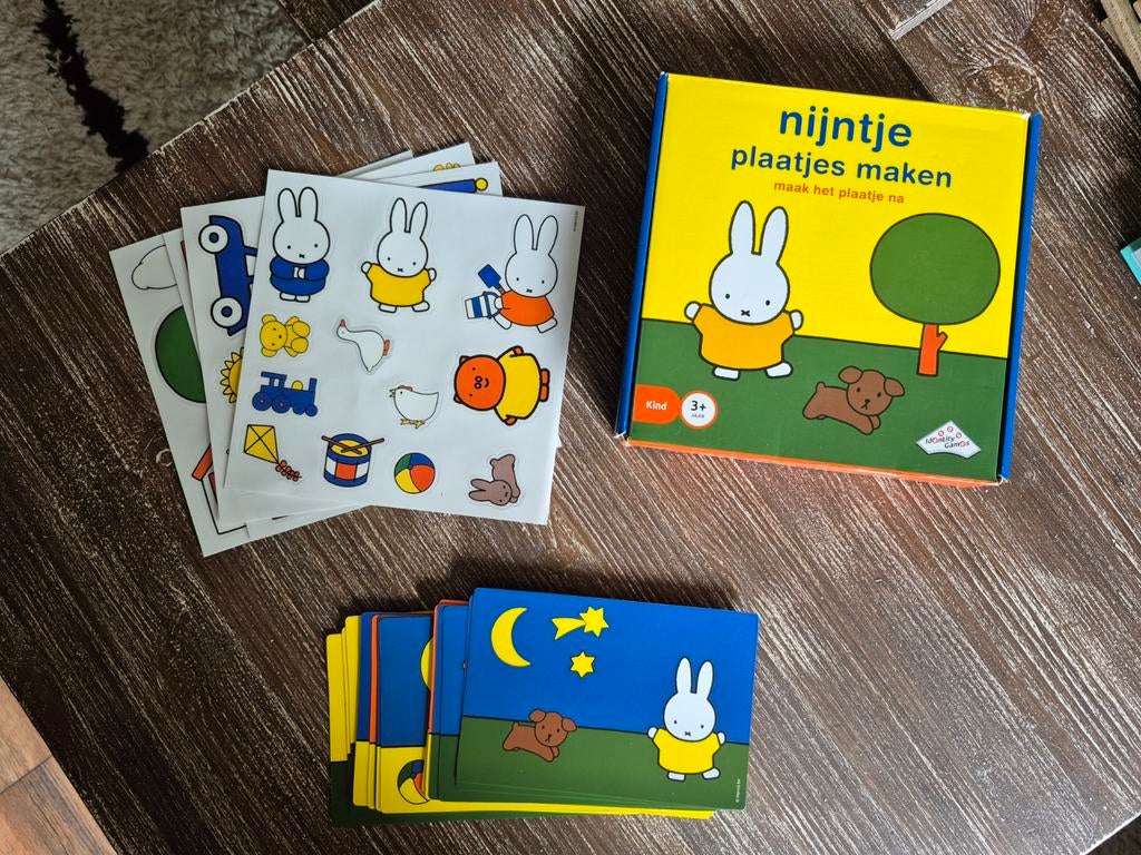 Nijntje Plaatjes Maken - Educatief Spel voor Peuters, Ophalen of Verzenden, Zo goed als nieuw, Puzzelen