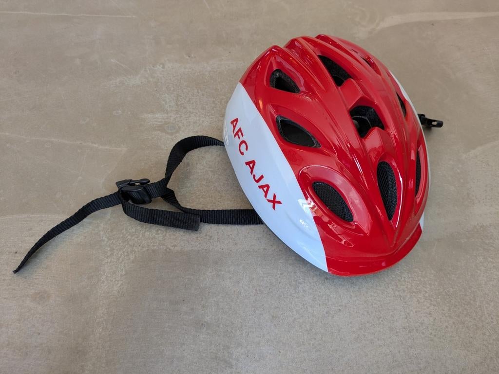 Ajax fietshelm voor kinderen - Maat 47-51cm, Fietsen en Brommers, Ajax, Gebruikt, Jongen of Meisje, Overige maten