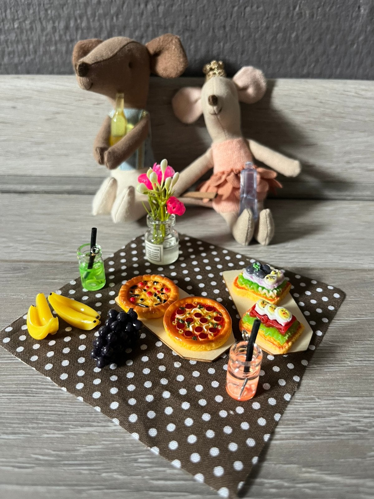 Picknick setje poppenhuis incl verzenden, Ophalen, Nieuw, Poppenhuis
