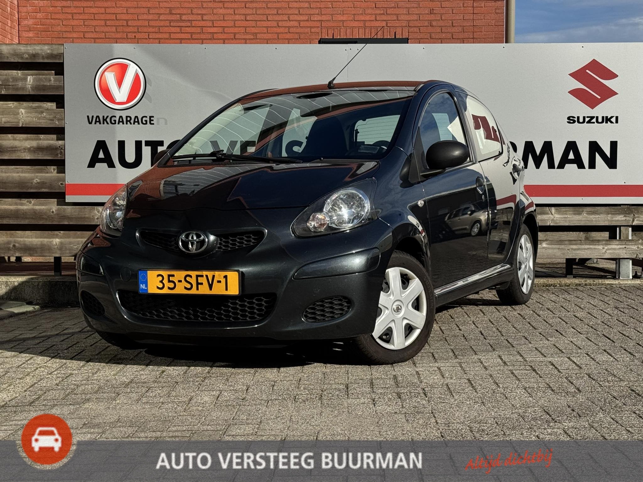 Toyota Aygo 1.0-12V Now Airco | Elektrische Ramen | Centrale, Auto's, Voorwielaandrijving, Euro 5, Stof, Gebruikt