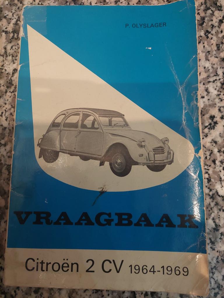 VRAAGBAAK CITROËN 2CV 1964-1969  3E DRUK., Ophalen of Verzenden, Zo goed als nieuw, Citroën